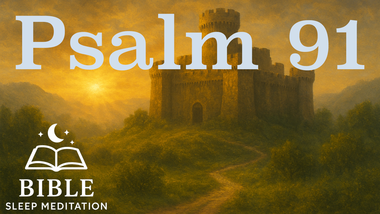 Psalm 23, with light piano